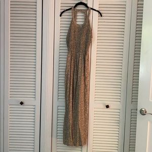 Cheetah Ruched Jumpsuit